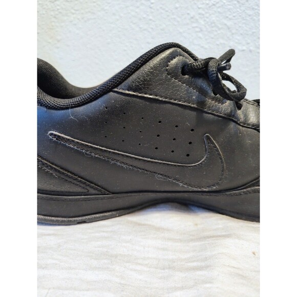 NIKE Air Court Men's Size 12 Leader Low Black Leather 429717-003 Walking Shoes - Picture 15 of 16